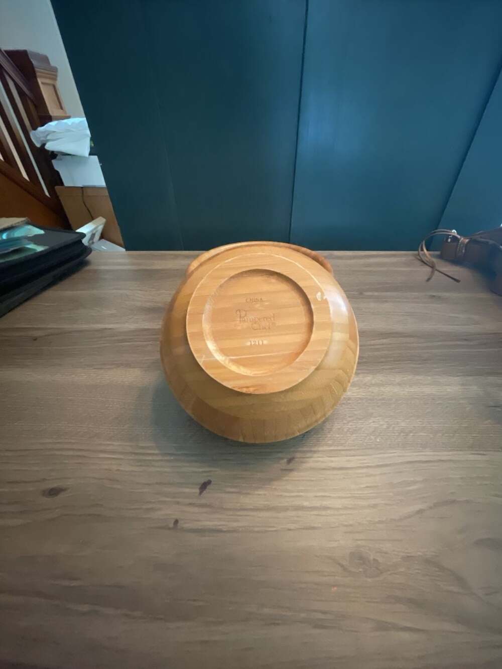 Pampered Chef Bamboo Wooden Snack Bowls Set of Two